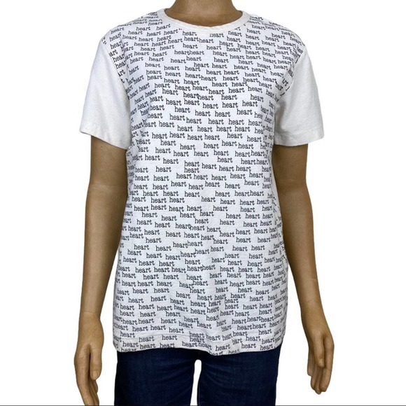 Make It Good Organic Heart Printed Shirt Med - Picture 2 of 11